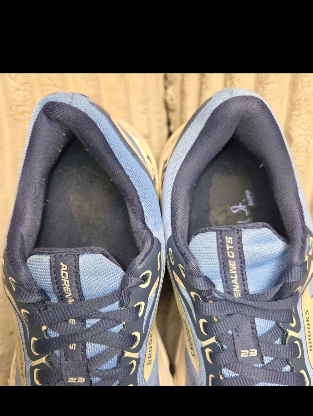 Brooks Adrenaline GTS 23 Women's Running Shoes Blue Support Sneakers Size 8 - Picture 9 of 10